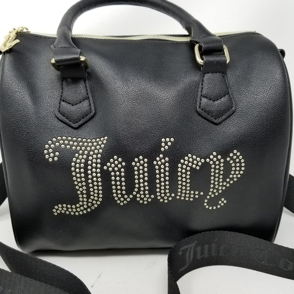 Juicy Couture Be Classic II Satchel Tic Tok Bag Logo Y2K  Crossbody 90s Coquette - Picture 3 of 16